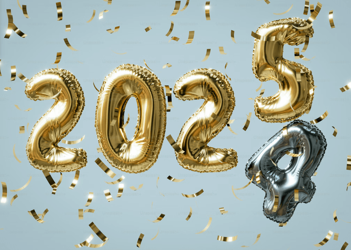 image showing 2024 changing to 2025.